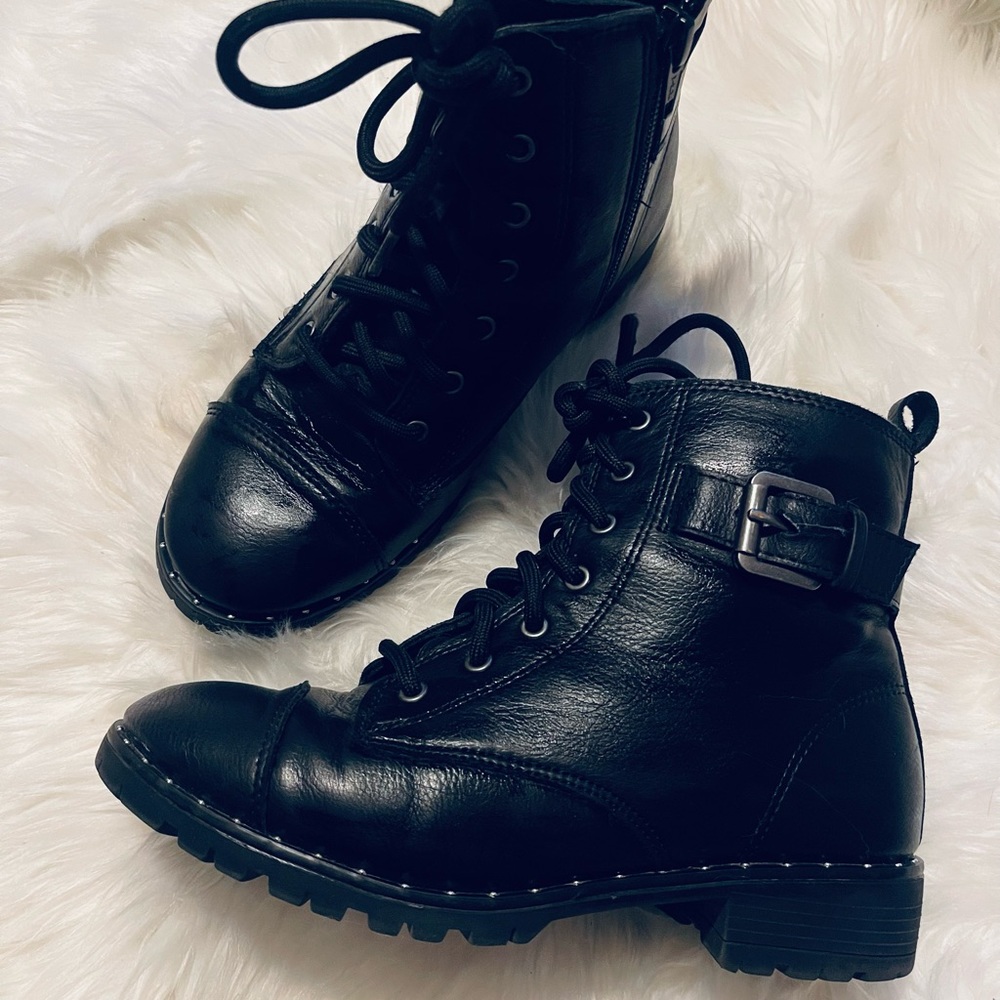 Girls Combat Boots